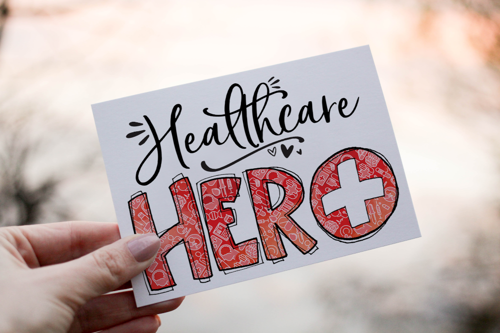 Healthcare Hero Thank You Card, Card for Thank You